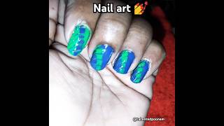 Do Simple and easy nail art at home 🥰fashion shortsvideo nails nailsart nailsnailsnails [upl. by Erlene]