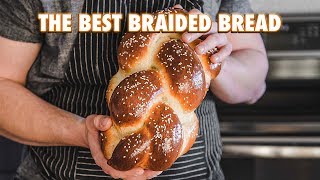 How to Make The Best Braided Bread Challah [upl. by Ahtamat]