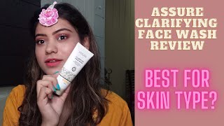 Vestige Assure Clarifying Face Wash Review  Best for Which Skin Type The Fusion Youtuber  Review [upl. by Eanaj116]