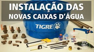 Como instalar caixa d’água  Tigre [upl. by Raji]