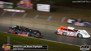 Ogilvie Raceway 10618 WISSOTA Late Model Feature Highlights [upl. by Morrissey20]