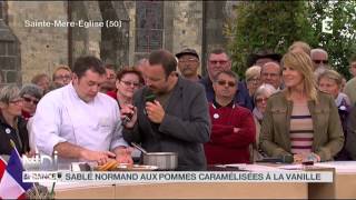 RECETTE  Sablé normand aux pommes caramélisées à la vanille [upl. by Gaughan]