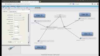 VND SDNcompliant version  Video 02  Mininet  Floodlight Vlans [upl. by Ahsenac]