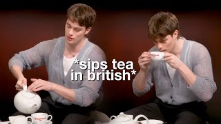 Nicholas Galitzine being a british icon for 3 minutes 🇬🇧 [upl. by Nosnirb]