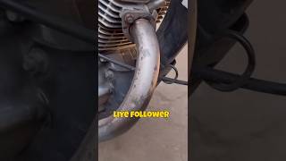 How to clean the silencer pipe of a bike shorts [upl. by Htaras969]