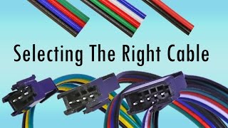 How To Wire LED Strips  Selecting The Right Cables amp Connectors [upl. by Diandre]