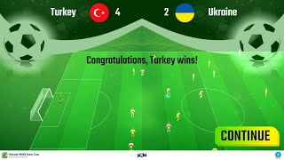 Soccer Skills Euro Cup Türkiye vs Ukray futbol türkiye [upl. by Nahguav138]