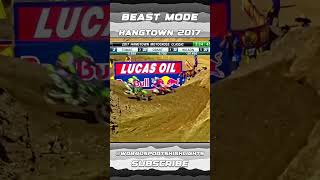 Eli Tomac Going Beast Mode Hangtown Motocross 2017 [upl. by Naujud499]