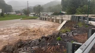 Roan Mountain evacuated amid flooding [upl. by Anal]