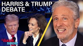 Jon Stewart Tackles Harris amp Trumps Debate and What This Means for the Election  The Daily Show [upl. by Terence757]