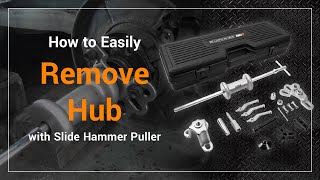 How to Easily Remove Hub with 9Way Slide Hammer Puller│EB0219│EWKtool [upl. by Dafna]