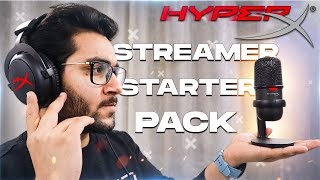 HyperX Streamer Starter Pack  Cloud Core Gaming Headphones  SoloCast Mic [upl. by Ihcas]