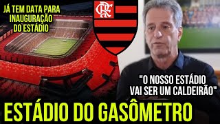 Landim Revela quando sera a Inauguração do Estádio do Flamengo no Gasômetro [upl. by Aisul678]