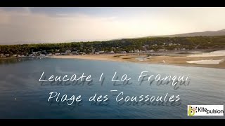 Leucate  La Franqui  kitesurf spot les Coussoules  kitepulsion [upl. by Silvie]