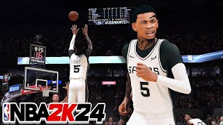 NBA 2K24 My Career  72 Point QUADRUPLE DOUBLE HOF DIFFICULTY [upl. by Ilise]