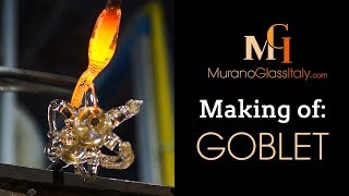 The Making of Murano Glass Goblets  The SECRET Art of Venetian Glassblowing [upl. by Stephie]