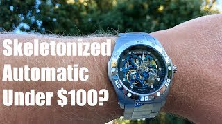 Armitron Automatic Skeleton Watch Review [upl. by Shepherd]