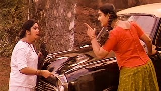 നിന്റെ കൊച്ചമ്മ ആരാ ഇവിടുത്തെ കളക്ടറാണാ  Kalpana amp Urvashi Comedy Scene  Kudumbvishesham [upl. by Francklin]