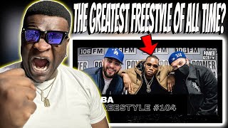 GREATEST FREESTYLE OF ALL TIME  Symba Freestyle w The LA Leakers  Freestyle 104 REACTION [upl. by Vivle]