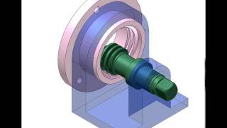 Rotary transmission between screw and nut [upl. by Heiney]