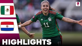 Mexico vs Paraguay  What a Game  Highlights  Concacaf W Gold Cup Womens Quarter Final 03032024 [upl. by Craggy338]