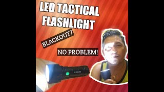 Tactical Flashlight  XLM P70 Super Bright And Powerful  Kuya Redj [upl. by Tnecnivleahcim]