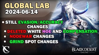 BDO  Global Lab  EvasionAccuracy Rework Changes amp PVE Changes  UPDATE  20240614 [upl. by Black]