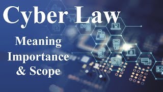 Meaning and Scope of Cyber Law  Cyber Law  Law Guru [upl. by Aihsirt]