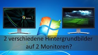 Verschiedene Hintergrundbilder auf Monitoren einrichten [upl. by Ridgley]