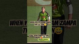 Adam zampa bowling adamzampa zampa kumble googly bbl testmatch legspin shanewarne viral fy [upl. by Eeraj]