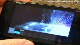 Zoutube YouTube client for the Nokia N900 [upl. by Levitt]