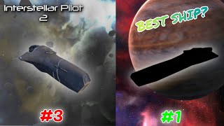 TOP 3 BEST COMBAT SHIPS  Interstellar Pilot 2 Guide  JetTopia [upl. by Lampert]