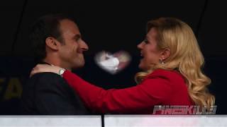 French and Croatian Presidents Fall In Love At World Cup Final [upl. by Friedrick]