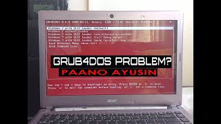 GRUB4DOS Problem Fixed [upl. by Naesar]