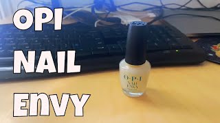 OPI Nail Envy strengthener test after 1amp3 days of applying [upl. by Modesty]