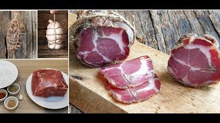 How to MAKE CURE and AGE ITALIAN CAPICOLA at home [upl. by Cammie652]