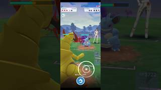 Haxorus vs Sierras Nidoqueen☣️🪨shorts youtubeshorts trending pokemon pokemongo pokémon pvp [upl. by Sorcha]