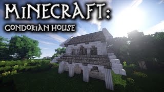 Minecraft LOTR Gondorian House Tutorial 1 [upl. by Joleen]