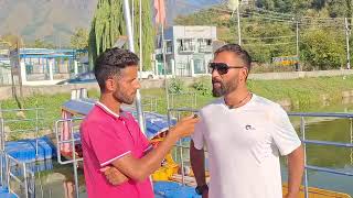 Mehraj Malik Interview from Dal Lake  Discussing His Work Doda Rally and 8th October  doda [upl. by Lhamaj]