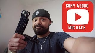 Sony A5000 Mic hack [upl. by Kalam]