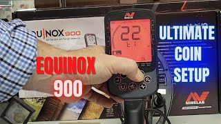 Minelab Equinox 900 Coin Program Setup and Howto  Fully Explained [upl. by Eirelam]