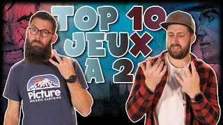 TOP 10 des jeux de société à 2 JOUEURS [upl. by Eelrefinnej953]