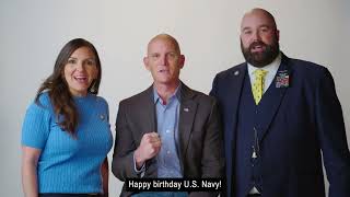 Happy Birthday US Navy [upl. by Hulbig]