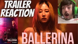 NETFLIX BALLERINA KOREAN FILM TRAILER REACTION THIS NEW ACTION MOVIE LOOKS INSANE [upl. by Luhem922]