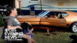 Friends of man with ALS fix up his old Mustang in heartwarming surprise [upl. by Willock846]