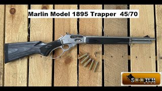 Marlin Model 1895 Trapper 4570 Govt Lever Action Review [upl. by Ruhtra]