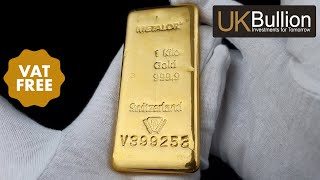 1kg Metalor Gold Cast Bar I Buy Now [upl. by Htevi116]