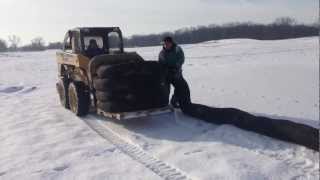 Compost Filter Sock Winter install [upl. by Sherri427]