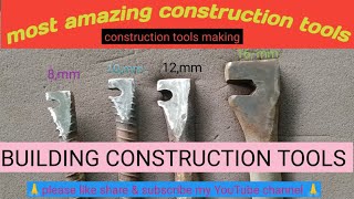 building construction toolsbending tricks for metal barmaking construction tools [upl. by Merrilee]