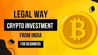 LEGAL WAY CRYPTO INVESTMENT PROCEDURE  BEGINNER TUTORIALS IN TAMIL [upl. by Ailem]